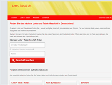 Tablet Screenshot of lotto-tabak.de